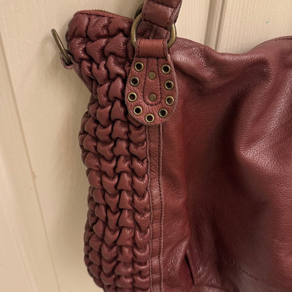Liebeskind Rich Brown Leather Shoulder Bag - Picture 2 of 7